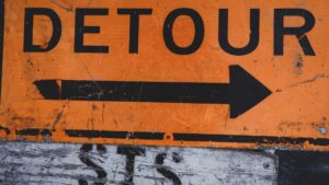 Detour sign